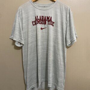 Nike Alabama Crimson Tide Team Issue Football Velocity Practice Shirt Men XL NEW